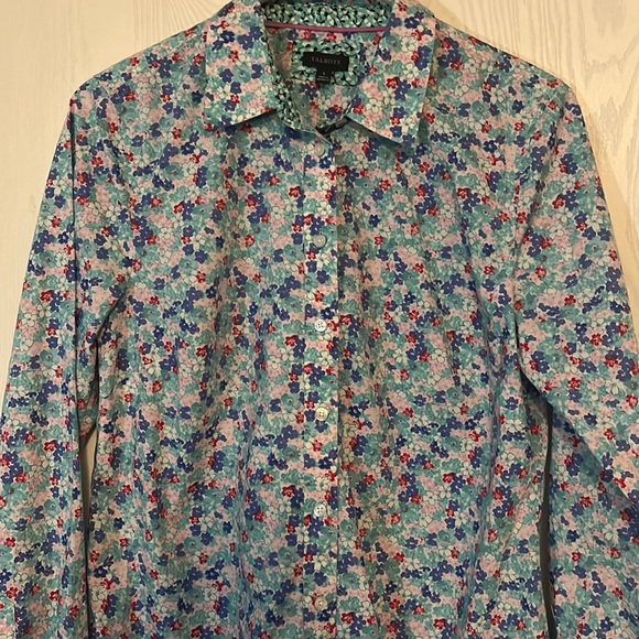 Talbots Tops - Talbots Floral Button Front Shirt
